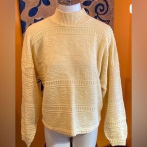 Yellow Turtle Neck Sweater